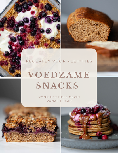 Bundel | Voedzame recepten voor kleintjes + Voedzame snacks voor het hele gezin