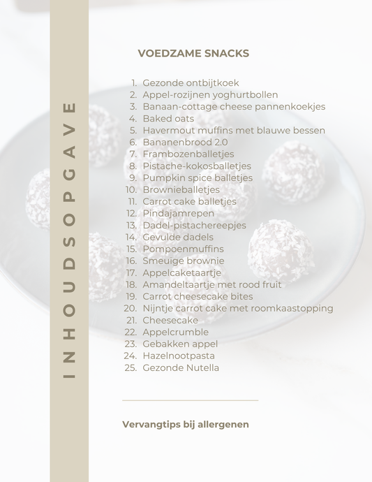 E-book 2 | Voedzame snacks voor het hele gezin